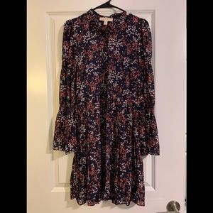 Michael Kors floral georgette dress